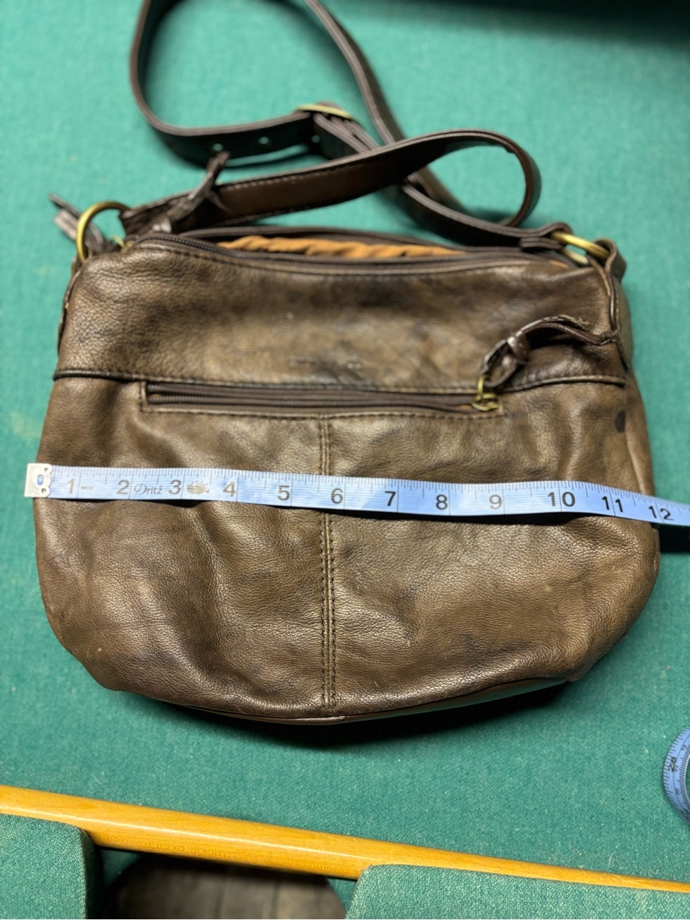 Stone & Co. Classic Brown Leather Crossbody Bag